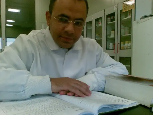 Ahmed Nabil — approximately 3 months into his pharmaceutical career